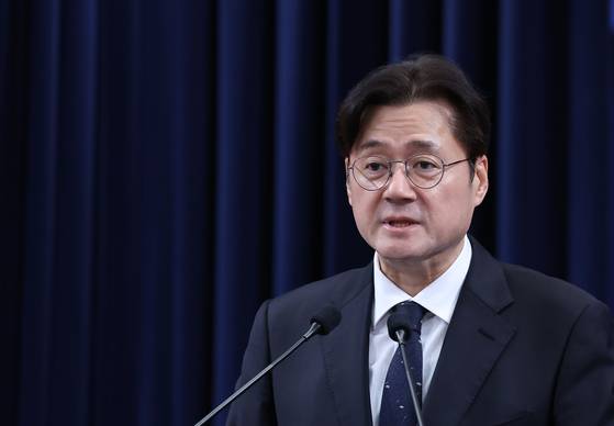 홍익표 청와대 정무수석. 〈사진=연합뉴스〉