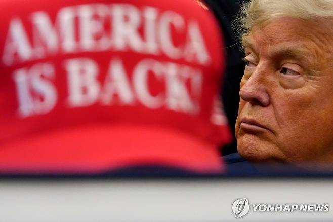 도널드 트럼프 미국 대통령 [AP=연합뉴스 자료사진.재판매 및 DB 금지]