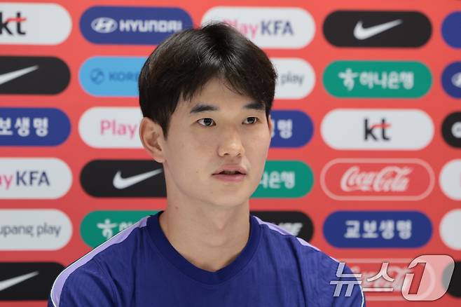 축구대표팀 김진규 ⓒ 뉴스1 박지혜 기자