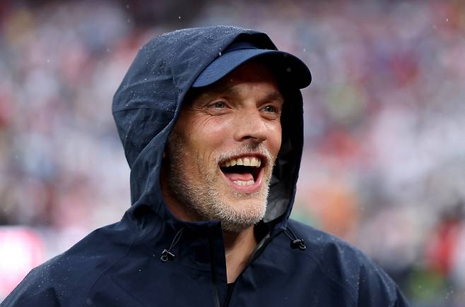 EAST RUTHERFORD, NEW JERSEY - JUNE 27: Thomas Tuchel, Manager of England, looks on before the FIFA World Cup 2026 Group L match between Panama and England at New York New Jersey Stadium on June 27, 2026 in East Rutherford, New Jersey.   Justin Setterfield/Getty Images/AFP (Photo by Justin Setterfield / GETTY IMAGES NORTH AMERICA / Getty Images via AFP)

<저작권자(c) 연합뉴스, 무단 전재-재배포, AI 학습 및 활용 금지>