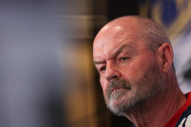 Scotland's head coach Steve Clarke gives a press conference at Inter Miami Stadium in Fort Lauderdale, Florida on June 23, 2026, on the eve of the 2026 World Cup match between Scotland and Brazil. (Photo by Patricia DE MELO MOREIRA / AFP)







<저작권자(c) 연합뉴스, 무단 전재-재배포, AI 학습 및 활용 금지>
