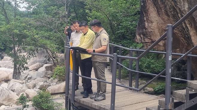 국립공원공단, 설악산 물놀이 위험 지역 특별 점검 [설악산국립공원사무소 제공. 재판매 및 DB 금지]