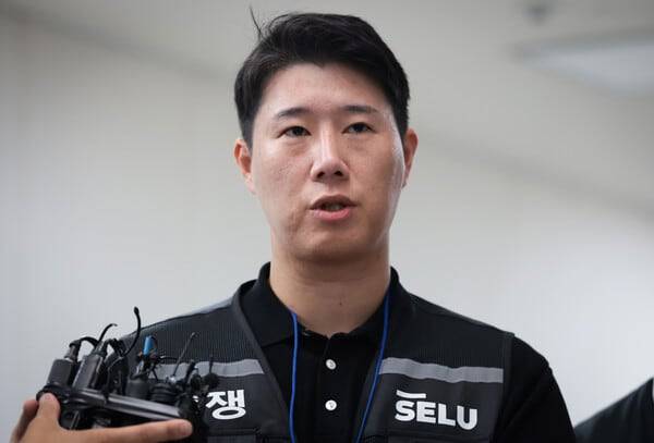 최승호 삼성그룹 초기업노조 삼성전자지부 위원장 /뉴스1