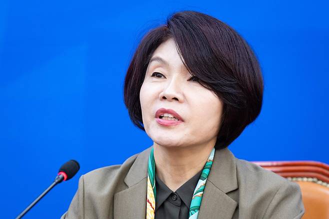 한정애 더불어민주당 정책위의장. 뉴스1