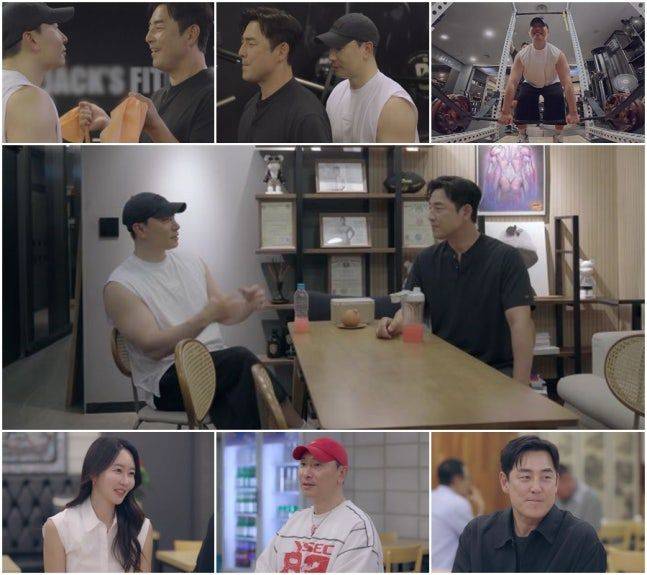 [서울=뉴시스] 3일 오후 9시 방송되는 채널A 예능물 '신랑수업2'에서는 김성수가 라이머에게 일일 헬스 트레이너를 부탁하는 모습이 그려진다. (사진=채널A) 2026.07.02. photo@newsis.com *재판매 및 DB 금지