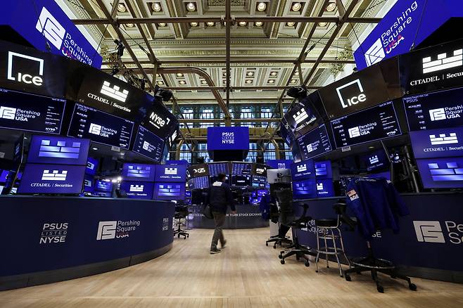 뉴욕증권거래소(NYSE)./연합뉴스