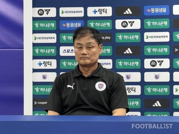 최윤겸 용인FC 감독. 김희준 기자