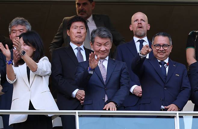 6일 사직서를 제출한 정몽규 대한축구협회 회장 [뉴시스]
