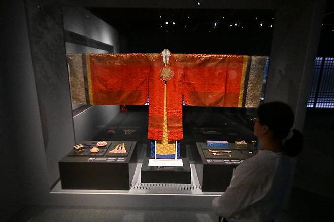 [부산=뉴시스] 6일 부산광역시 남구 부산박물관에서 열린 특별전 '조선의 기록과 문화, 만세(萬世)에 전하노니' 언론공개회 현장 (사진=국가유산청 제공) 2026.07.06. photo@newsis.com *재판매 및 DB 금지
