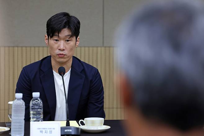 K-축구 혁신위원회 박지성 위원장. 연합뉴스