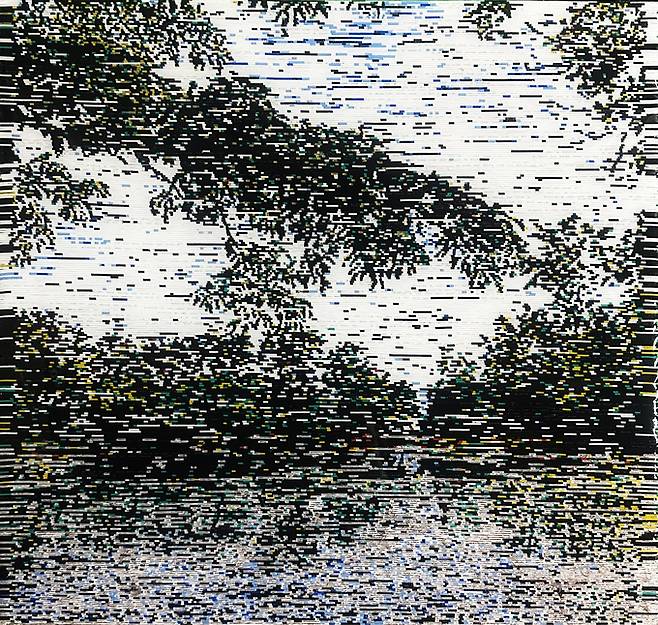 ▲ landscape01 50X50cm 판넬위전선, 클리어 2026