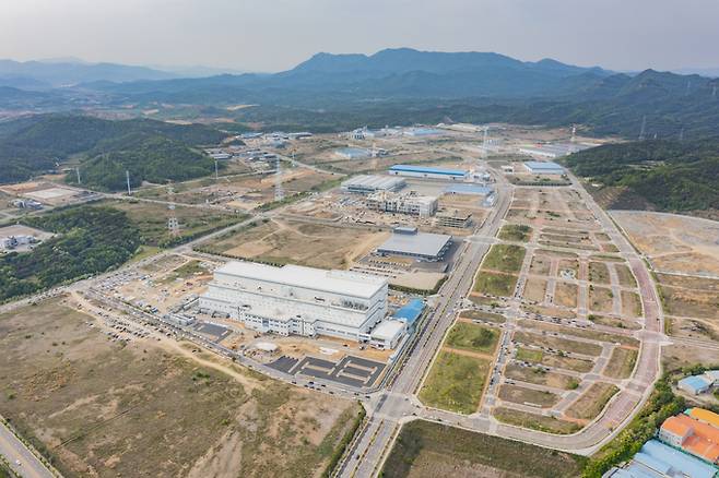 ▲ 개발이 한창인 구미국가산업단지 5단지 전경. 구미시
