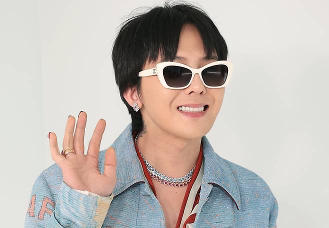 샤넬 공방쇼에 참석한 지드래곤/뉴스1