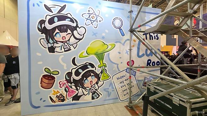이번 현장에는 루미도 참가했네요! ©INVEN