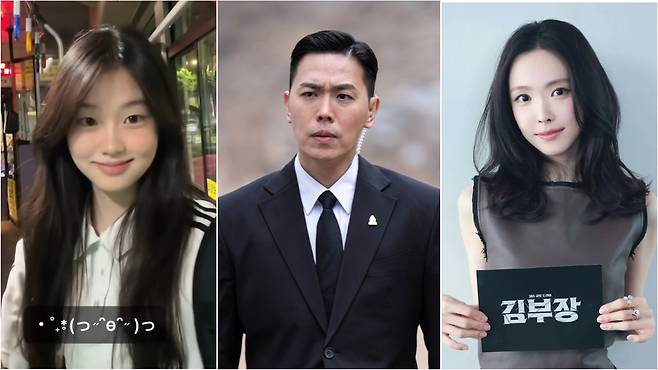 서수민·이동하·손나은 배우가 드라마 ‘김부장’ 속 의외의 인물로 화제를 얻고 있다. 서수민 유튜브 채널·SBS ‘김부장’ 공식 홈페이지·손나은 인스타그램 캡처