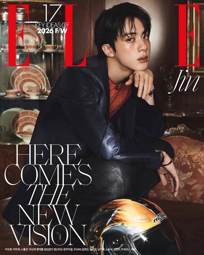 '美의 남신' 방탄소년단 진 엘르 8월호 표지 6종 판매 1위부터 '줄 세우기'..인기 No.1