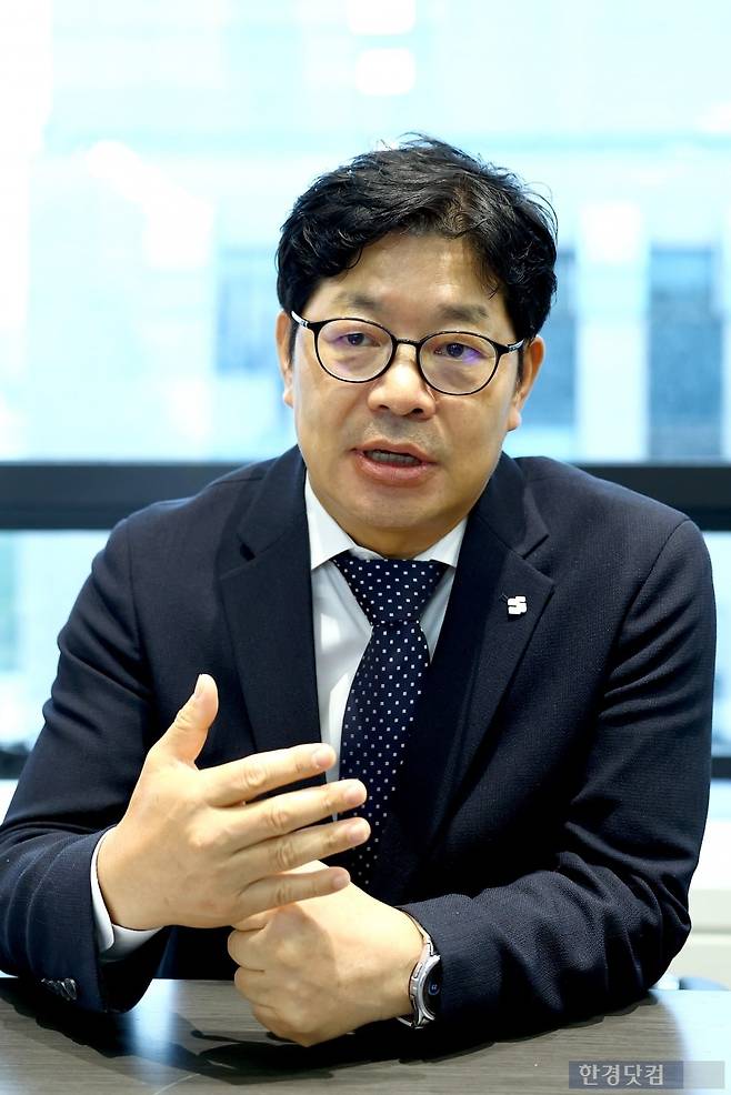 이승민 신영씨앤디 대표이사는 안전에 들어가는 돈을 비용이라고 생각하지 않는다고 했다. 사진=변성현 기자.