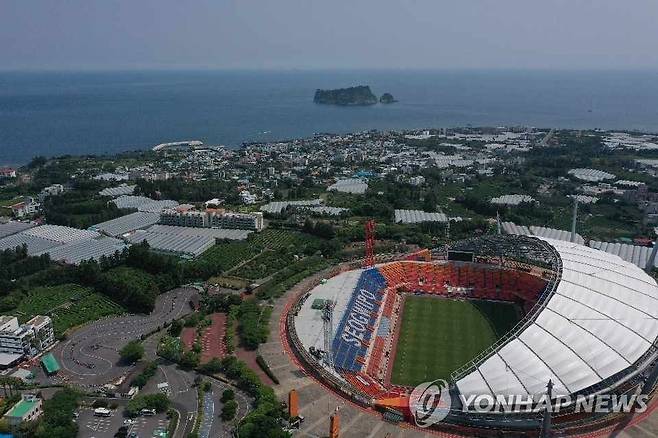 전국체전 경기 열릴 예정인 제주월드컵경기장_[제주도 제공.재판매 및 DB 금지]