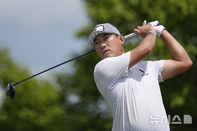 [블레인=AP/뉴시스] 미국프로골프(PGA) 투어에서 뛰고 있는 재미교포 김찬. 2025.07.24.