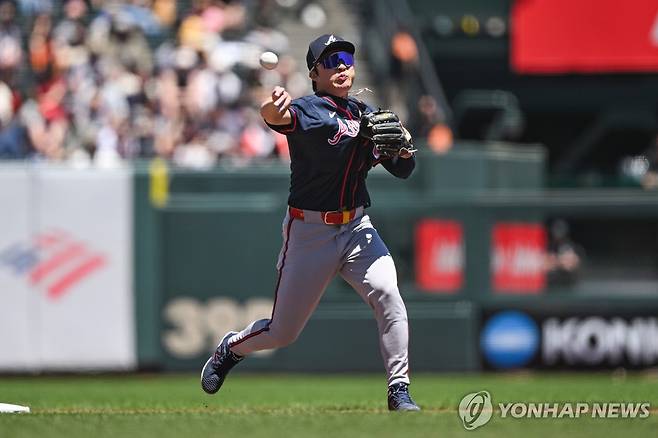김하성의 수비 장면  [AP=연합뉴스 자료사진]