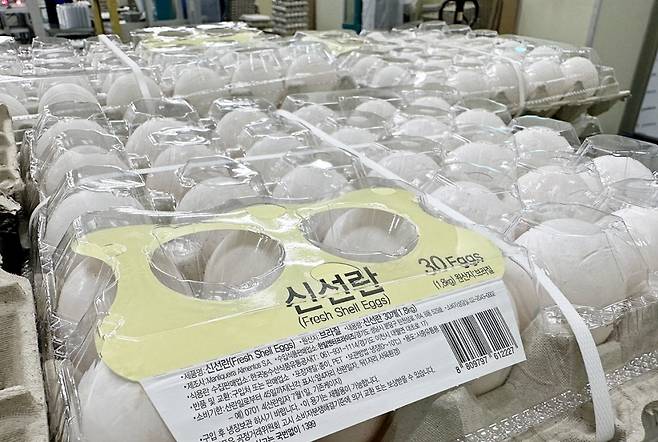 브라질산 신선란 포장 사진 [한국농수산식품유통공사 aT 제공]