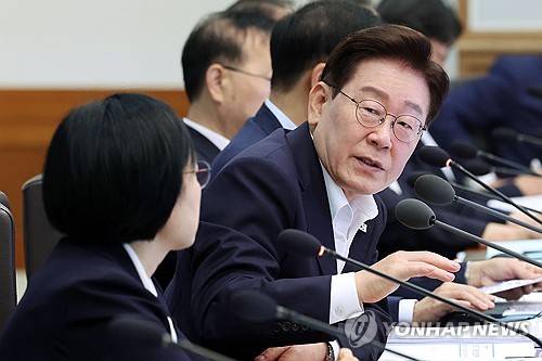 국무회의 발언하는 이재명 대통령 [연합뉴스 자료]