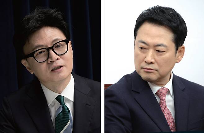 한동훈 무소속 의원(왼쪽 사진)과 장동혁 국민의힘 대표 ⓒ시사저널 이종현·박은숙