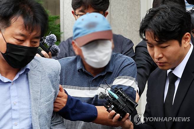 '장윤기 사건' 증거인멸 혐의로 구속된 강력팀장 [연합뉴스 자료사진]
