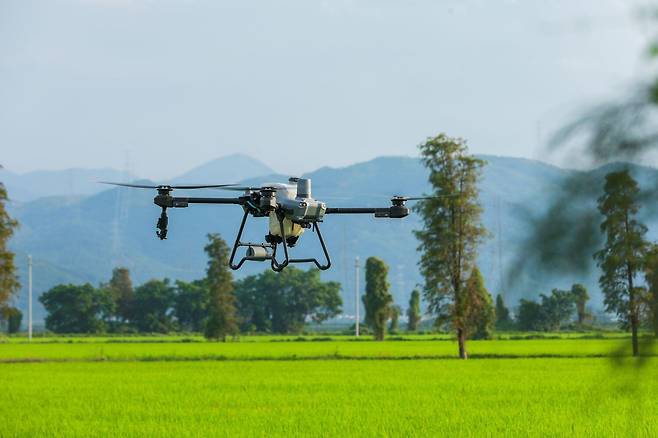 대동이 DJI 농업용 드론을 국내 시장에 본격 공급한다. (대동 제공)