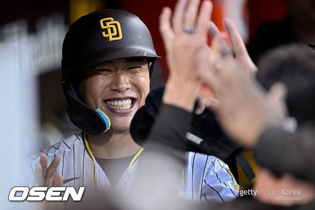 [사진] 샌디에이고 송성문 ⓒGettyimages(무단전재 및 재배포 금지)