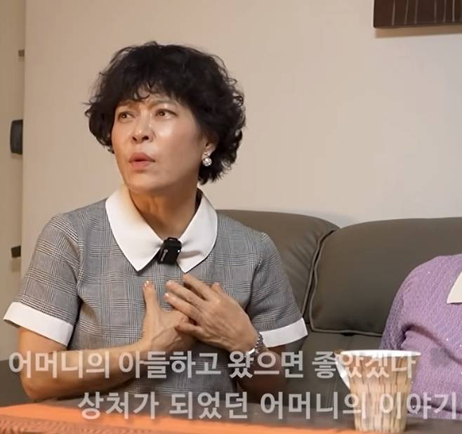 조혜련이 어머니의 남아선호로 겪었던 상처를 고백했다. 유튜브 채널 ‘히즈데이즈&nbsp;HIS&nbsp;DAYS’ 캡처