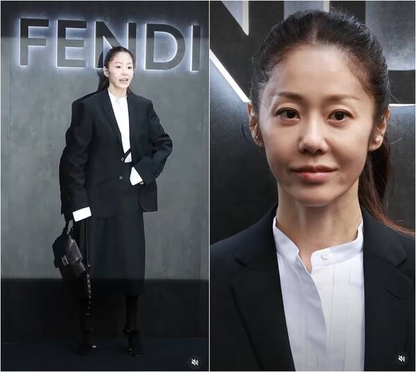 ▲ 케이팝잇 계정에 올라온 고현정의 행사장 참석 모습. 출처 l 케이팝잇 SNS 계정