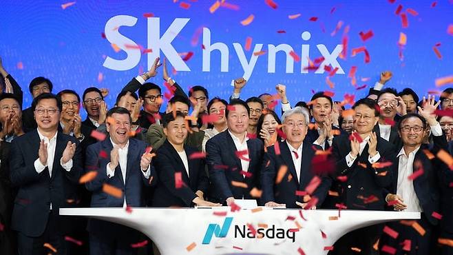 SK하이닉스, 나스닥 거래 개시