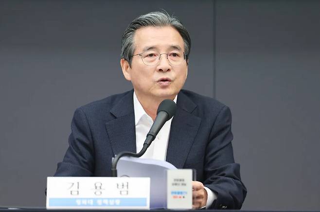 김용범 청와대 정책실장. 연합뉴스