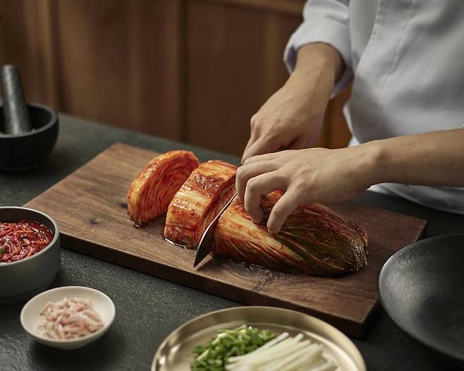 Baechu kimchi (Lotte Hotels & Resorts)