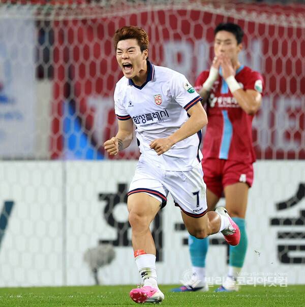 화성FC 제갈재민, 골 환호.2026.7.19.