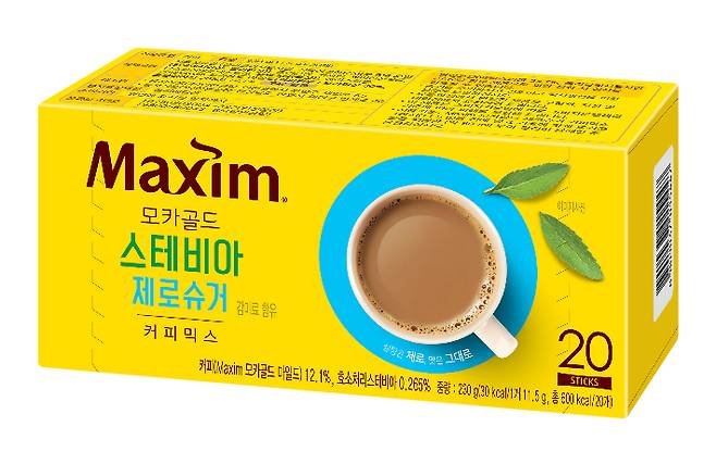 동서식품의 맥심 모카골드 제로슈거. 동서식품 제공