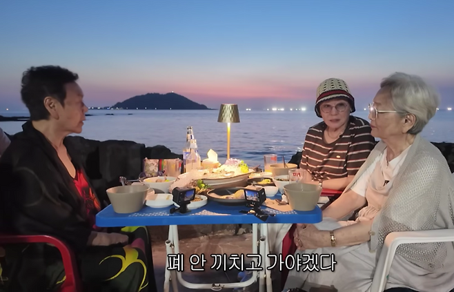 반효정, 김영옥, 백수련. 사진|유튜브 영상 캡처