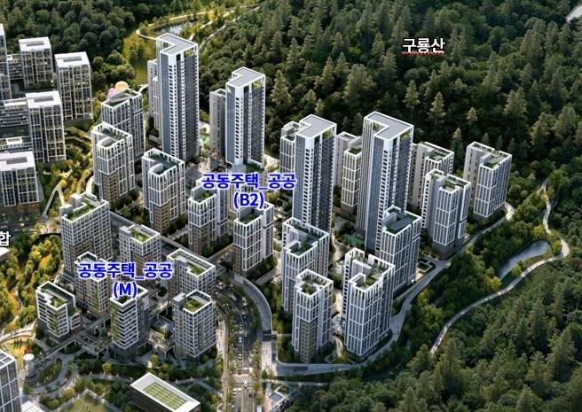 구룡마을 B2·M블록 공공주택건설사업 예상 조감도 [서울시 제공. 재판매 및 DB 금지]