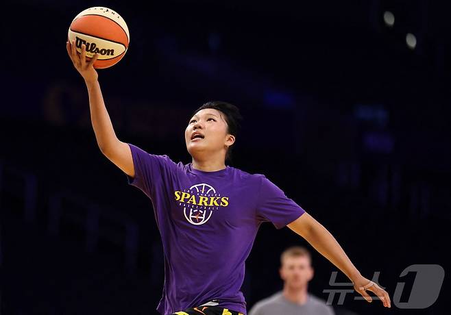 WNBA LA 스파크스 박지현. ⓒ AFP=뉴스1