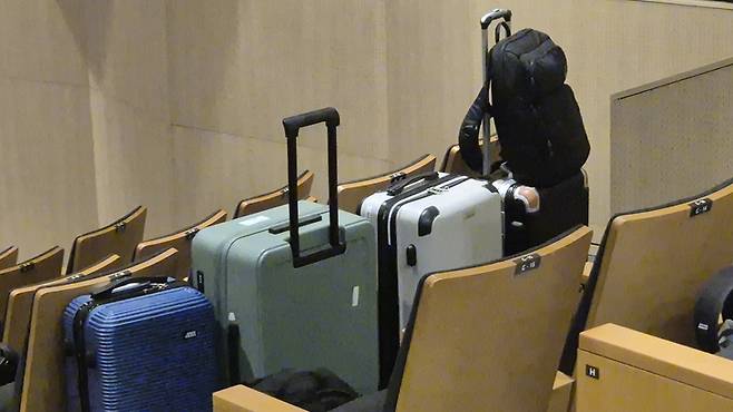 ▲넥슨의 대학생 게임잼 '재밌넥' 참가자들이 가져온 캐리어의 모습. 사진=정희순 기자