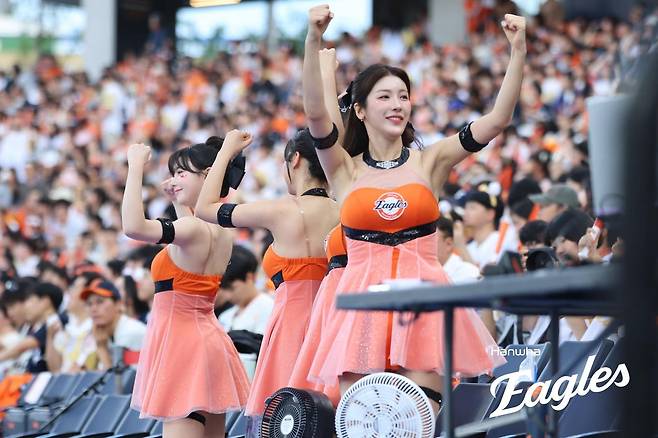한화 치어리더 김연정 씨(36)