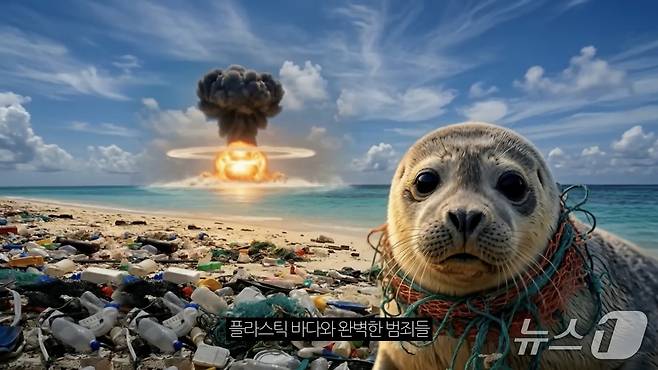 광고대행사 악당컴퍼니 이기헌 감독이 제작한 인공지능(AI) 기반 음악영상(MV) 'HELLO WORLD' ⓒ 뉴스1