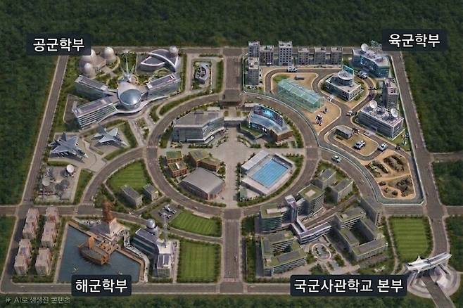 국군사관학교 예상 조감도[국방부]