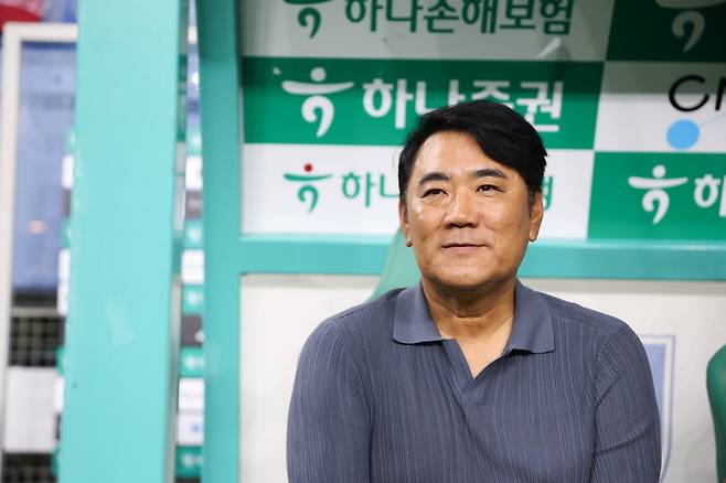 김현석 울산 감독은 26일 서울월드컵경기장서 열릴 서울전을 앞두고 월드컵 휴식기 이후 첫 승을 위한 변칙 기용 카드에 대해 설명했다. 사진제공│한국프로축구연맹