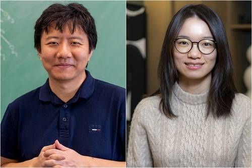 2026년 필즈상 수상 덩위 교수(왼쪽)와 왕훙 교수 [국제수학연맹(IMU) 홈페이지 공개 사진. 재판매 및 DB금지]