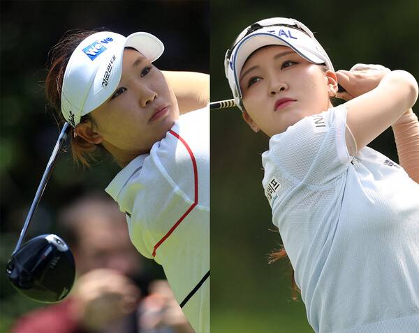 한국여자프로골프(KLPGA) 투어에서 활약하는 김민솔, 이예원 프로. 사진제공=KLPGA (사진을 무단으로 사용하지 마십시오.)