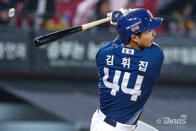NC 김휘집은 후반기 급증한 홈런수에 만족하지 않는다. 팀에 도움 되는 생산성 높은 타격을 하고자 다짐했다. 사진제공｜NC 다이노스