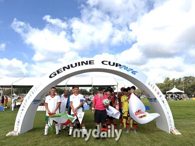 해치서울FC 선수단으로 구성된 FC서울이 29일 라이스대학교에서 열린 'Genuine Cup Houston 2026' 대회 1일차 경기에서 헝가리와 가나를 모두 제압하며 2연승을 질주했다./휴스턴(미국)=노찬혁 기자