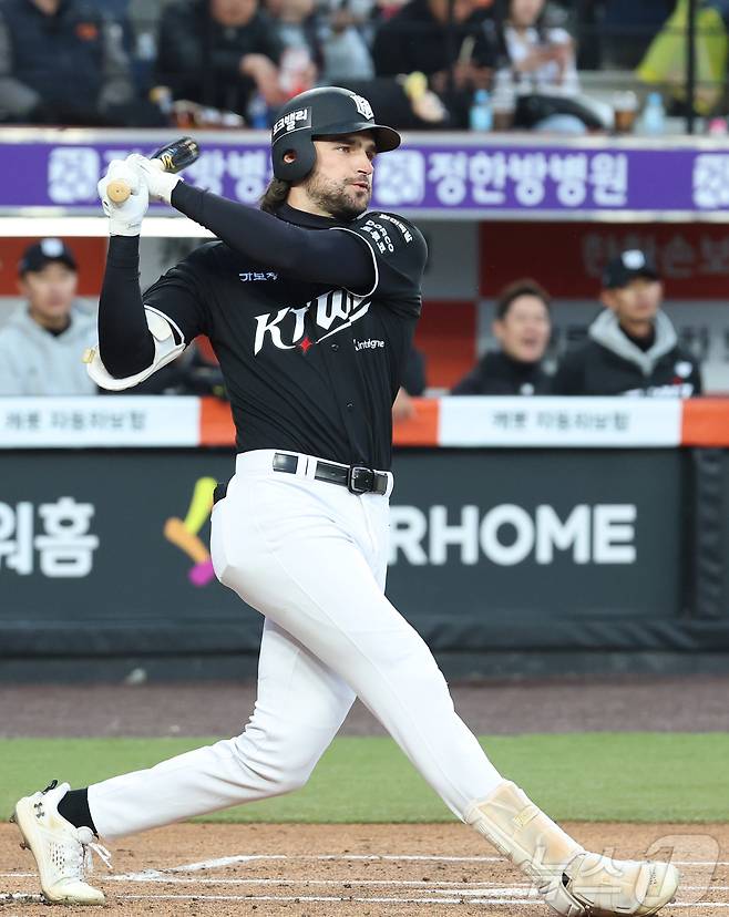 KT 위즈 샘 힐리어드. 2026.4.2 ⓒ 뉴스1 김기남 기자